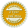 two years or 24k auto warranty