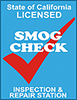State of California Licensed smog check